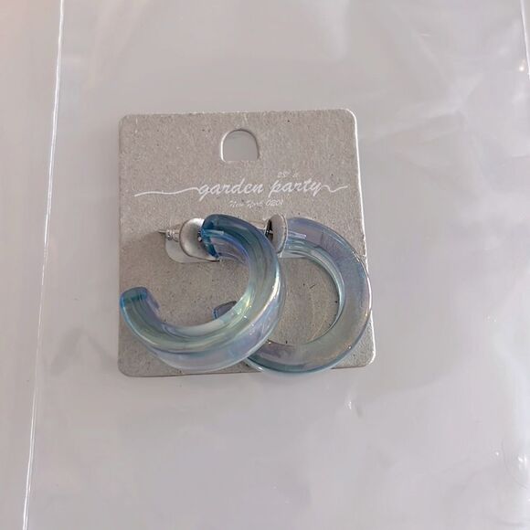 Garden Party Hoops Earrings - Picture 1 of 4